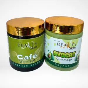 Lot de gommage au café et avocat