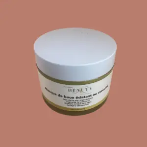 Masque de boue éclatant au curcuma
