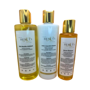 Lotion, Gel douche et Sérum éclatante
