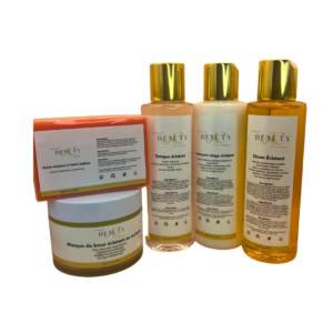 Nettoyant, Tonique, Sérum, masque de boue et savon éclatante